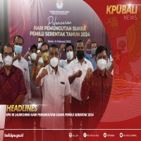 KPU RI Launching Hari Pemungutan Suara Pemilu Serentak 2024