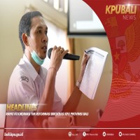 Kegiatan Rapat Koordinasi Tim Reformasi Birokrasi KPU Provinsi Bali